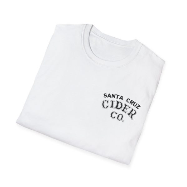Santa Cruz Cider Co Unisex Softstyle T-Shirt black ink - Image 4