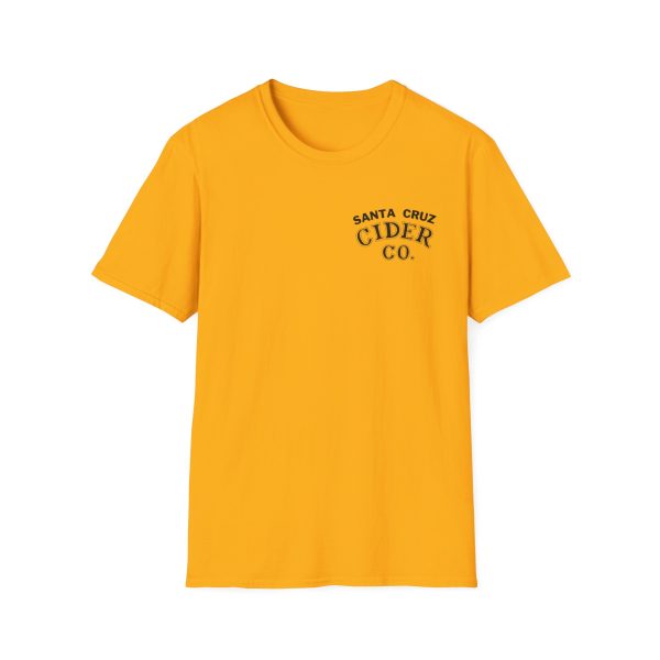 Santa Cruz Cider Co Unisex Softstyle T-Shirt black ink - Image 5