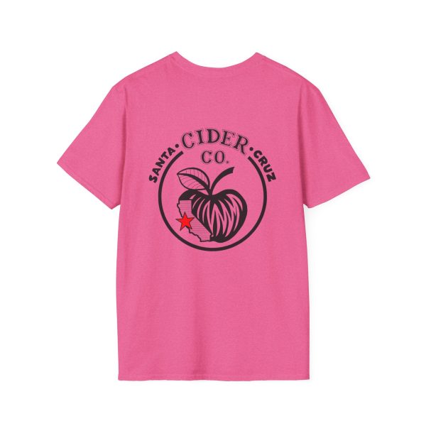 Santa Cruz Cider Co Unisex Softstyle T-Shirt black ink - Image 22