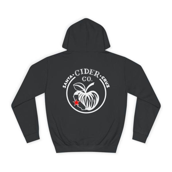 Santa Cruz Cider Co Cozy Unisex College Hoodie with Star Design, College Apparel, School Spirit, Casual Wear, Gift for Students - Image 2