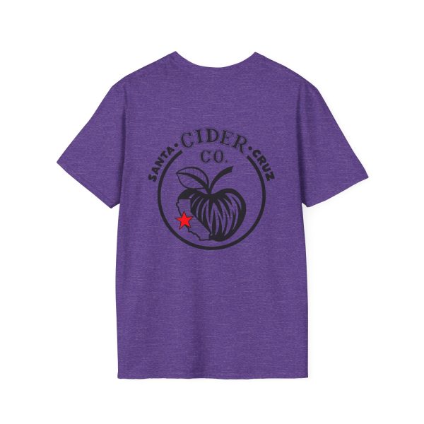 Santa Cruz Cider Co Unisex Softstyle T-Shirt black ink - Image 18