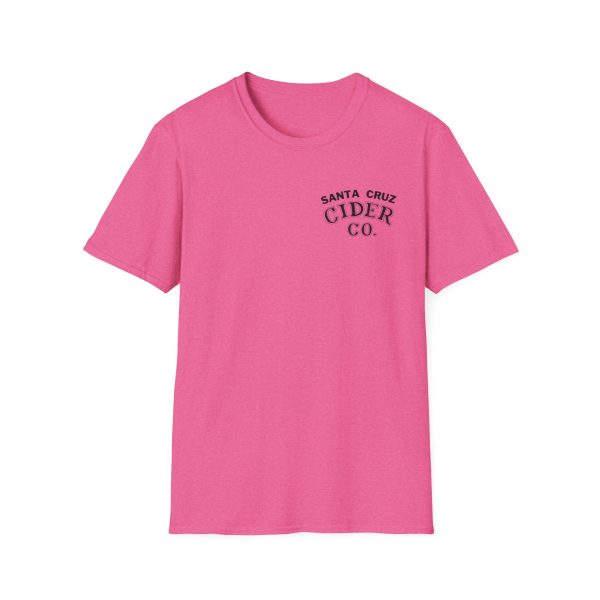 Santa Cruz Cider Co Unisex Softstyle T-Shirt black ink - Image 21