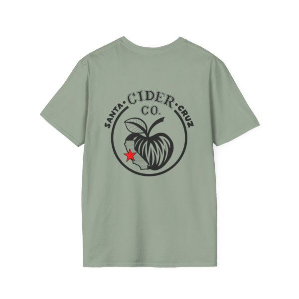 Santa Cruz Cider Co Unisex Softstyle T-Shirt black ink - Image 14