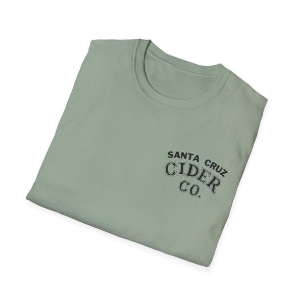 Santa Cruz Cider Co Unisex Softstyle T-Shirt black ink - Image 16