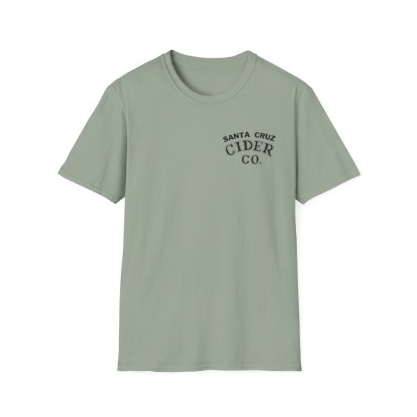 Santa Cruz Cider Co Unisex Softstyle T-Shirt black ink - Image 13