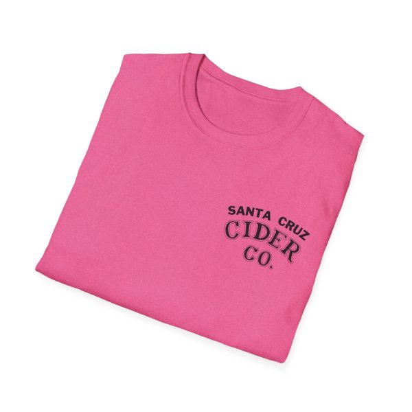 Santa Cruz Cider Co Unisex Softstyle T-Shirt black ink - Image 24