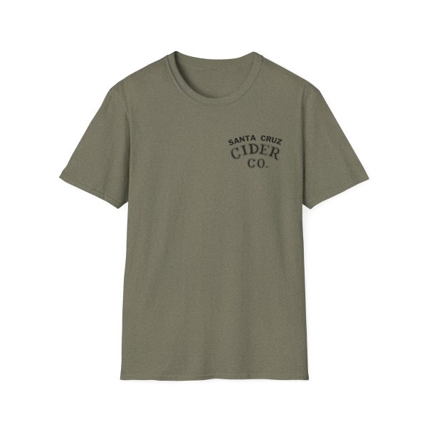 Santa Cruz Cider Co Unisex Softstyle T-Shirt black ink - Image 9
