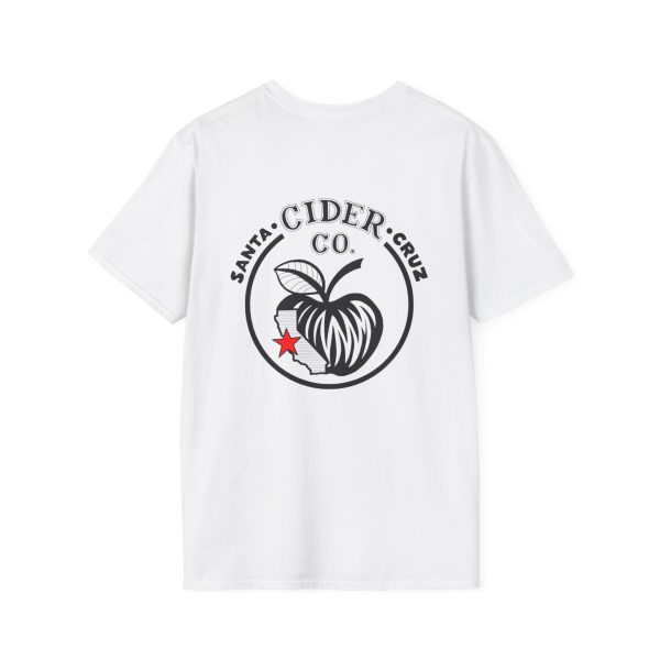Santa Cruz Cider Co Unisex Softstyle T-Shirt black ink - Image 2