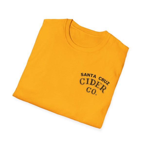 Santa Cruz Cider Co Unisex Softstyle T-Shirt black ink - Image 8