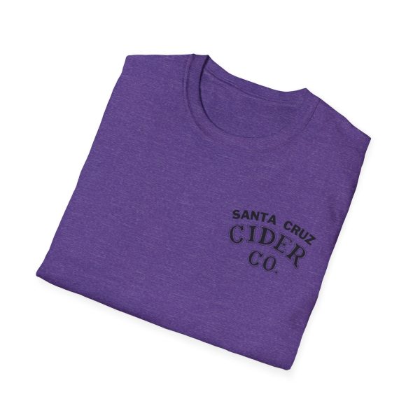 Santa Cruz Cider Co Unisex Softstyle T-Shirt black ink - Image 20