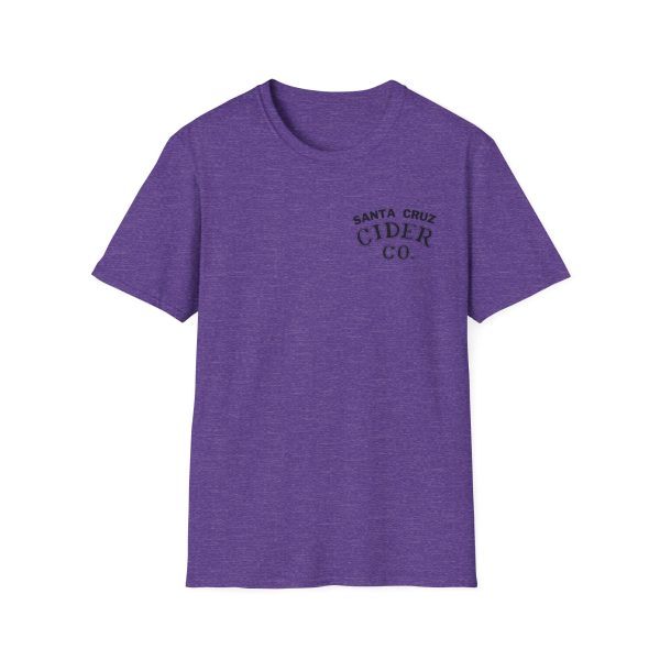 Santa Cruz Cider Co Unisex Softstyle T-Shirt black ink - Image 17