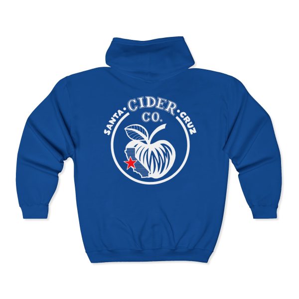 Santa Cruz Cider Co. Unisex Zip Hoodie - Cozy Casual Wear, Perfect for Fall, Gift for Cider Lovers, Outdoor Adventures, Relaxed Fit - Image 12