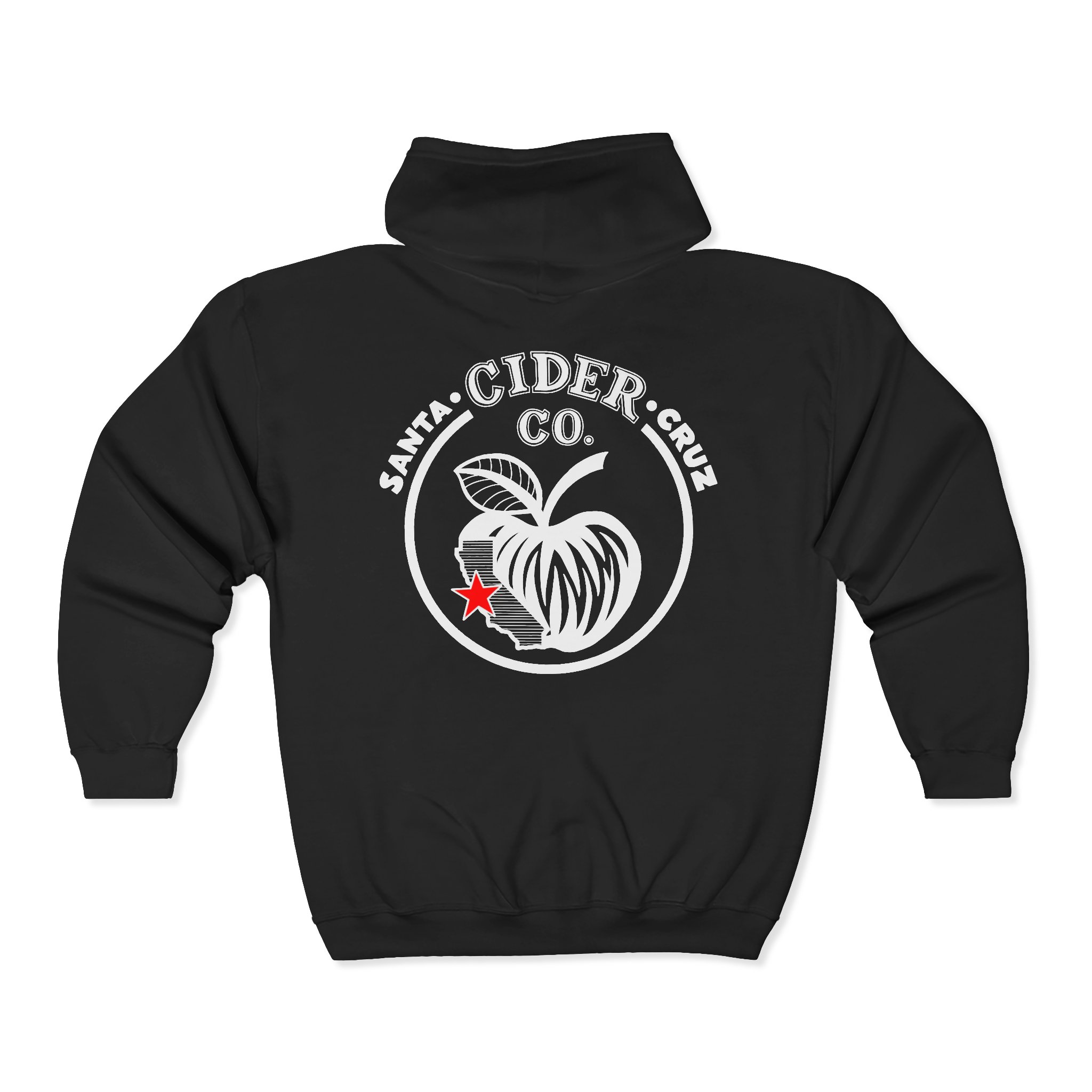 Santa Cruz Cider Co. Unisex Zip Hoodie - Cozy Casual Wear, Perfect for Fall, Gift for Cider Lovers, Outdoor Adventures, Relaxed Fit - Image 2