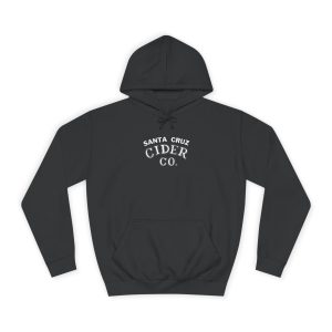 Santa Cruz Cider Co Cozy Unisex College Hoodie with Star Design, College Apparel, School Spirit, Casual Wear, Gift for Students