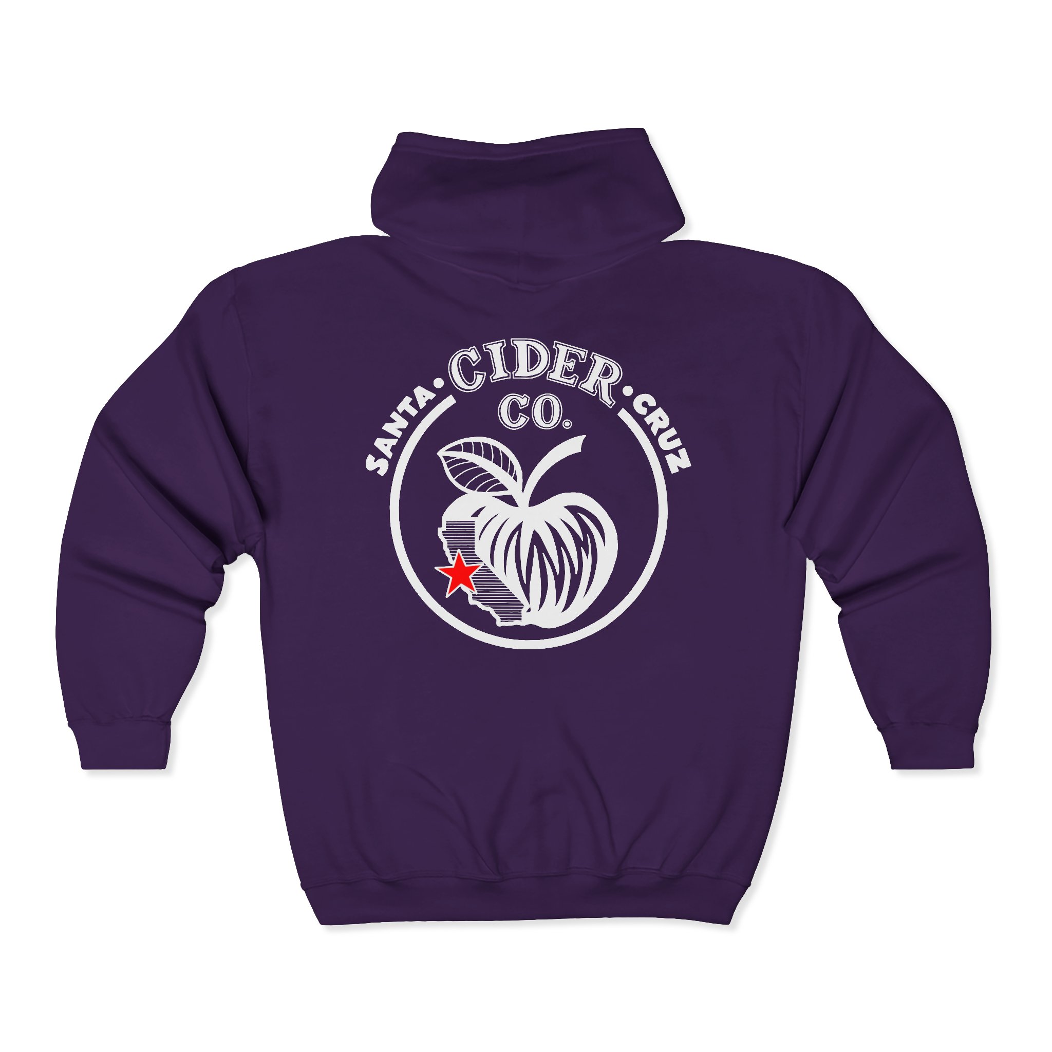Santa Cruz Cider Co. Unisex Zip Hoodie - Cozy Casual Wear, Perfect for Fall, Gift for Cider Lovers, Outdoor Adventures, Relaxed Fit - Image 16