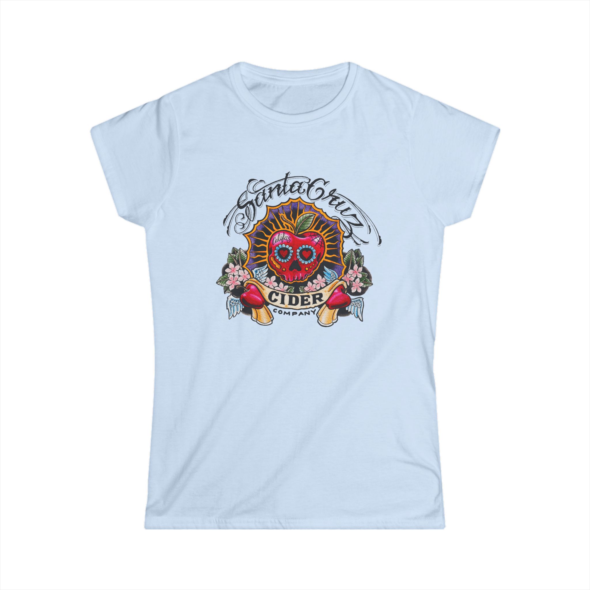 SCCC Colorful Sugar Skull Women's Softstyle Tee - Image 4