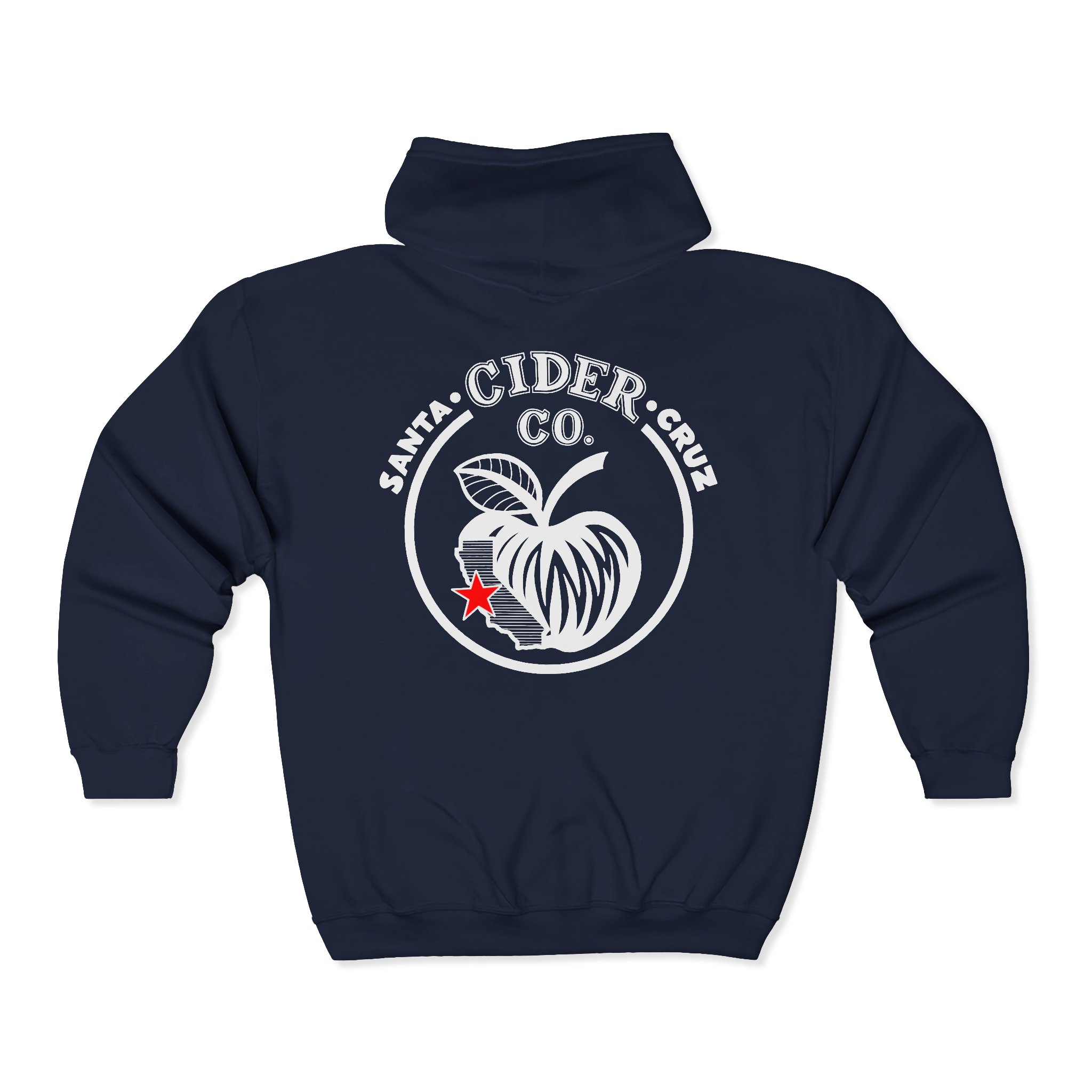 Santa Cruz Cider Co. Unisex Zip Hoodie - Cozy Casual Wear, Perfect for Fall, Gift for Cider Lovers, Outdoor Adventures, Relaxed Fit - Image 14