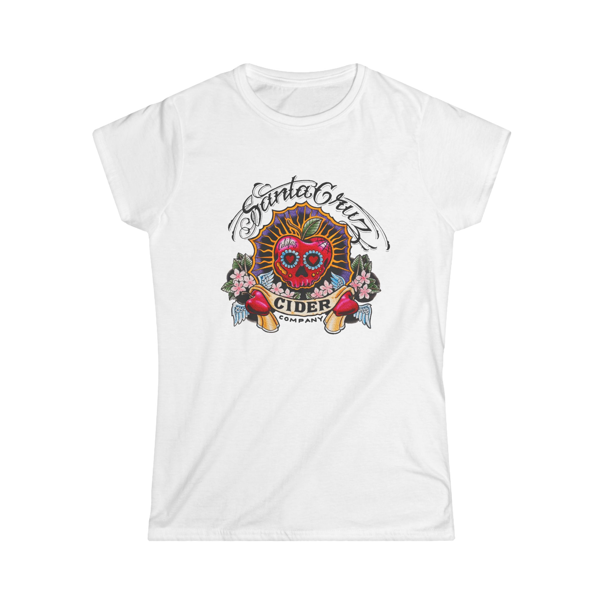 SCCC Colorful Sugar Skull Women's Softstyle Tee