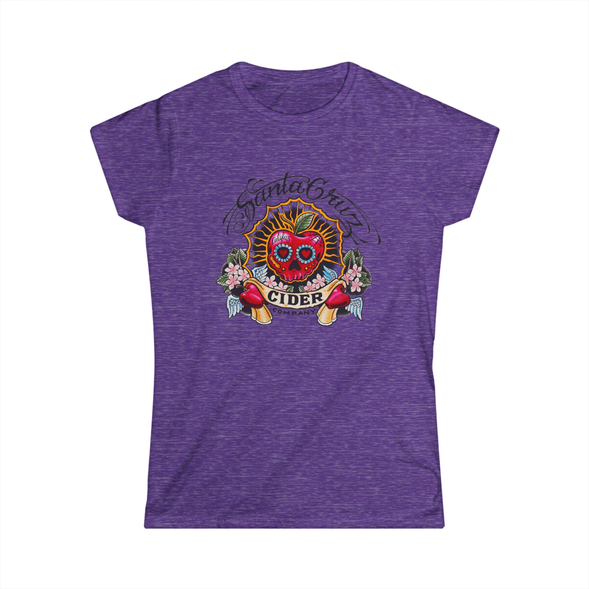 SCCC Colorful Sugar Skull Women's Softstyle Tee - Image 13