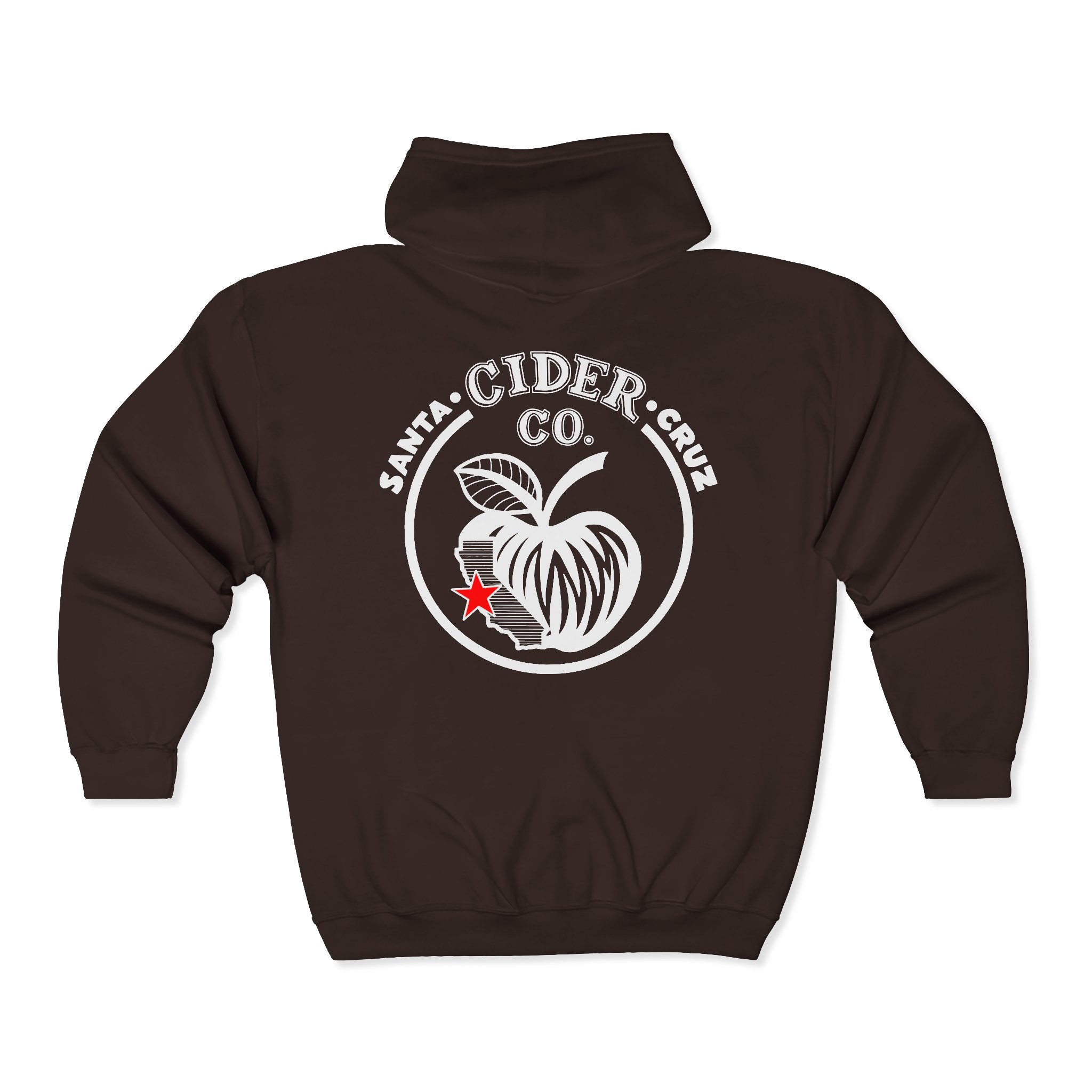 Santa Cruz Cider Co. Unisex Zip Hoodie - Cozy Casual Wear, Perfect for Fall, Gift for Cider Lovers, Outdoor Adventures, Relaxed Fit - Image 6
