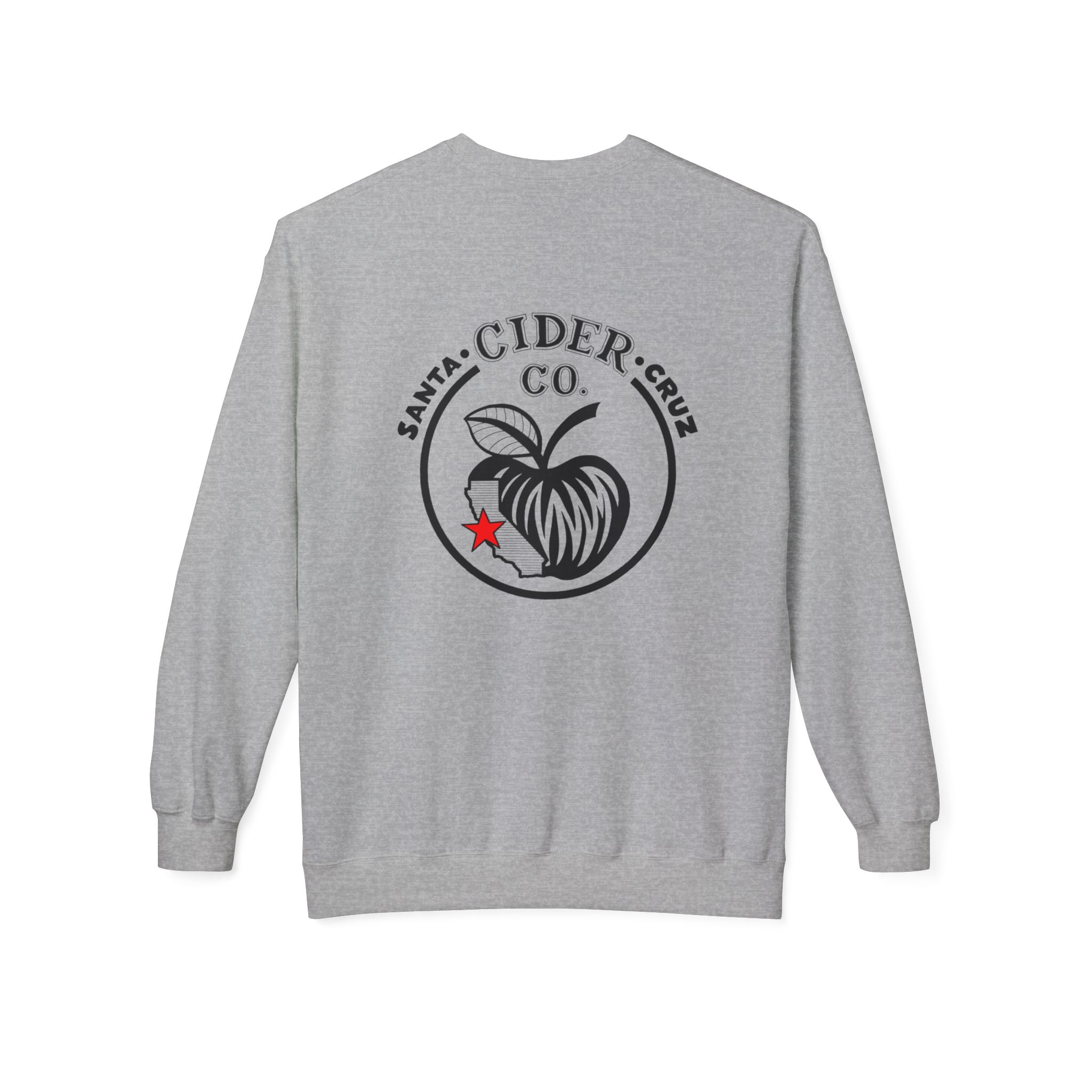 Santa Cruz Cider Co. Crewneck Sweatshirt — Vintage Apple Logo Pullover - Image 4