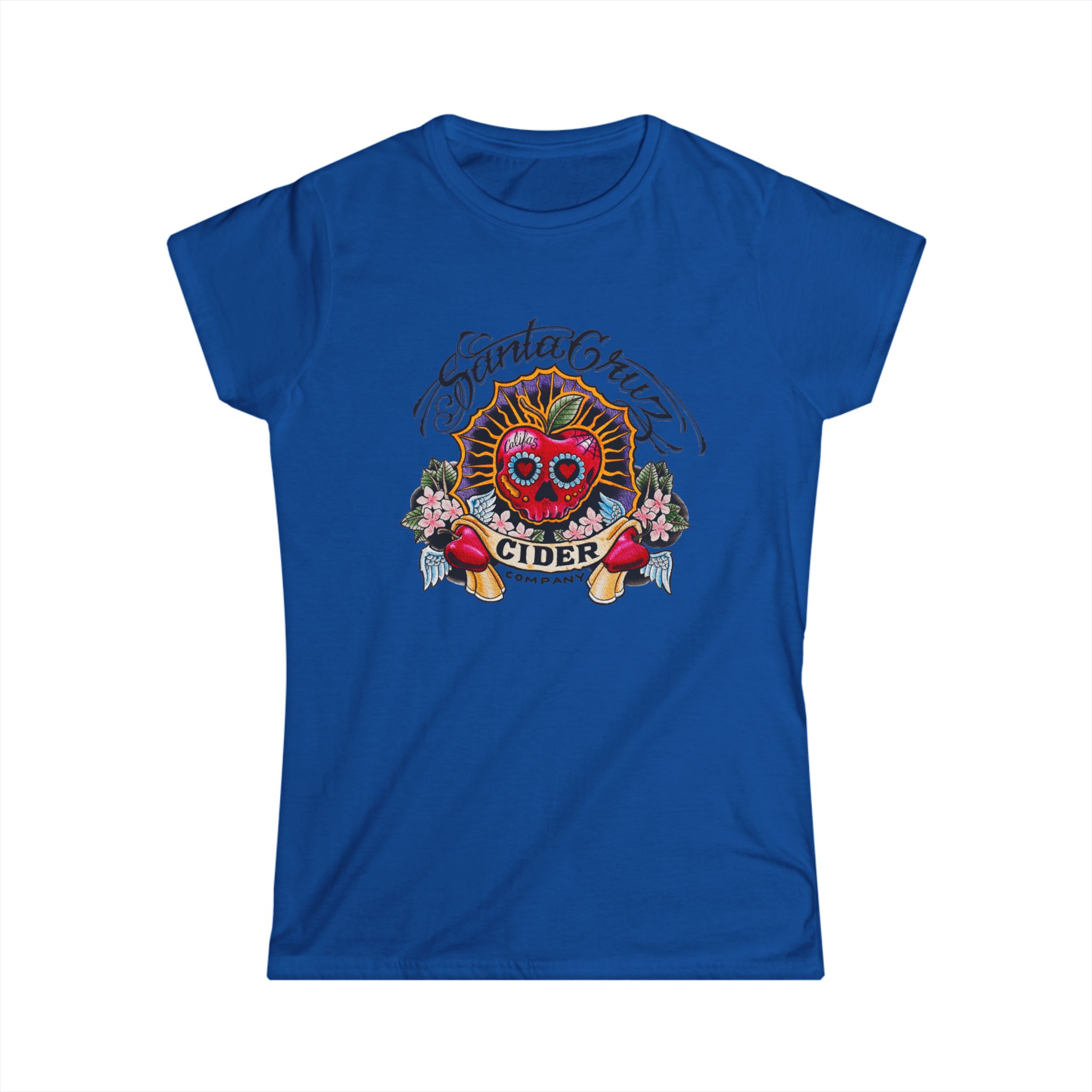 SCCC Colorful Sugar Skull Women's Softstyle Tee - Image 7