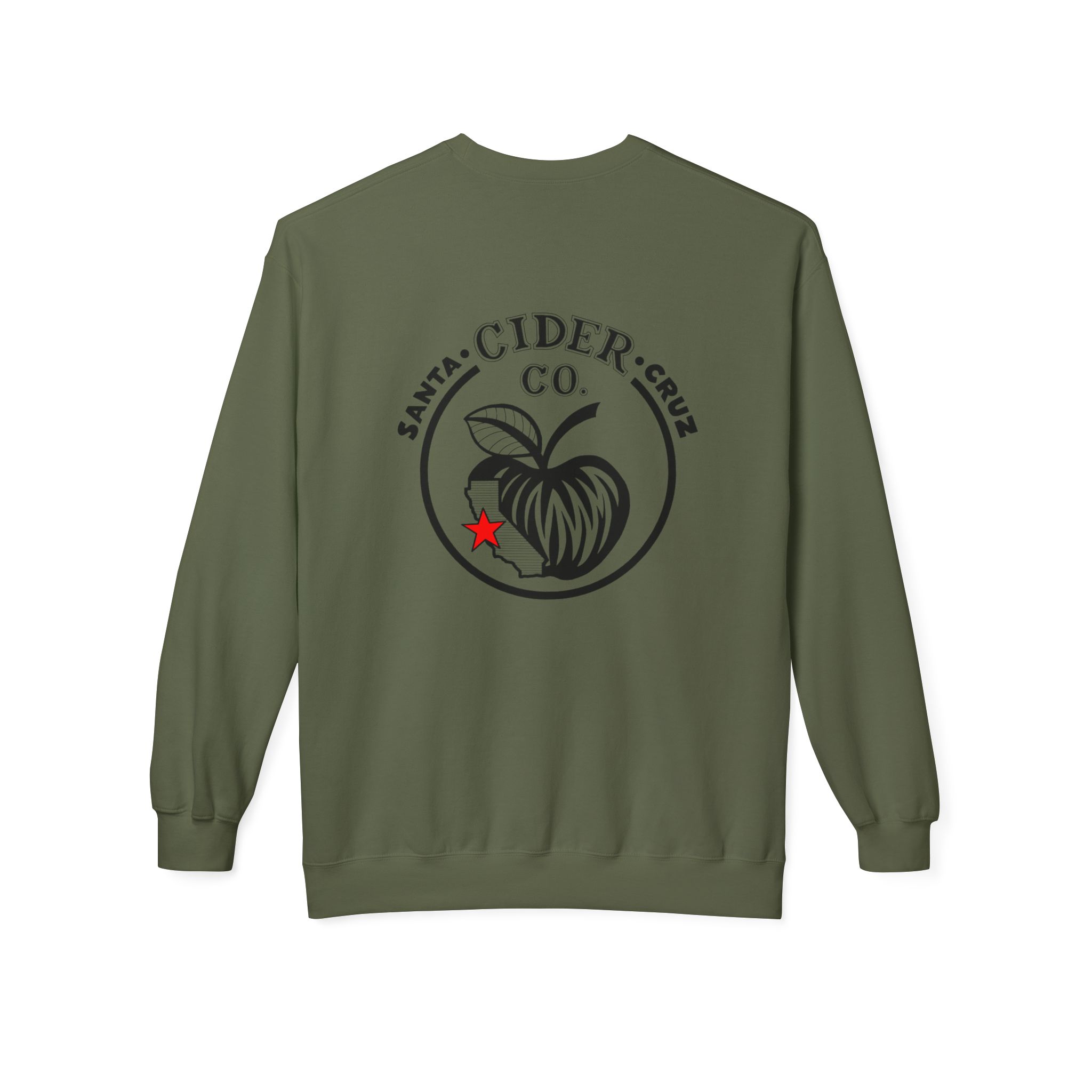 Santa Cruz Cider Co. Crewneck Sweatshirt — Vintage Apple Logo Pullover - Image 6