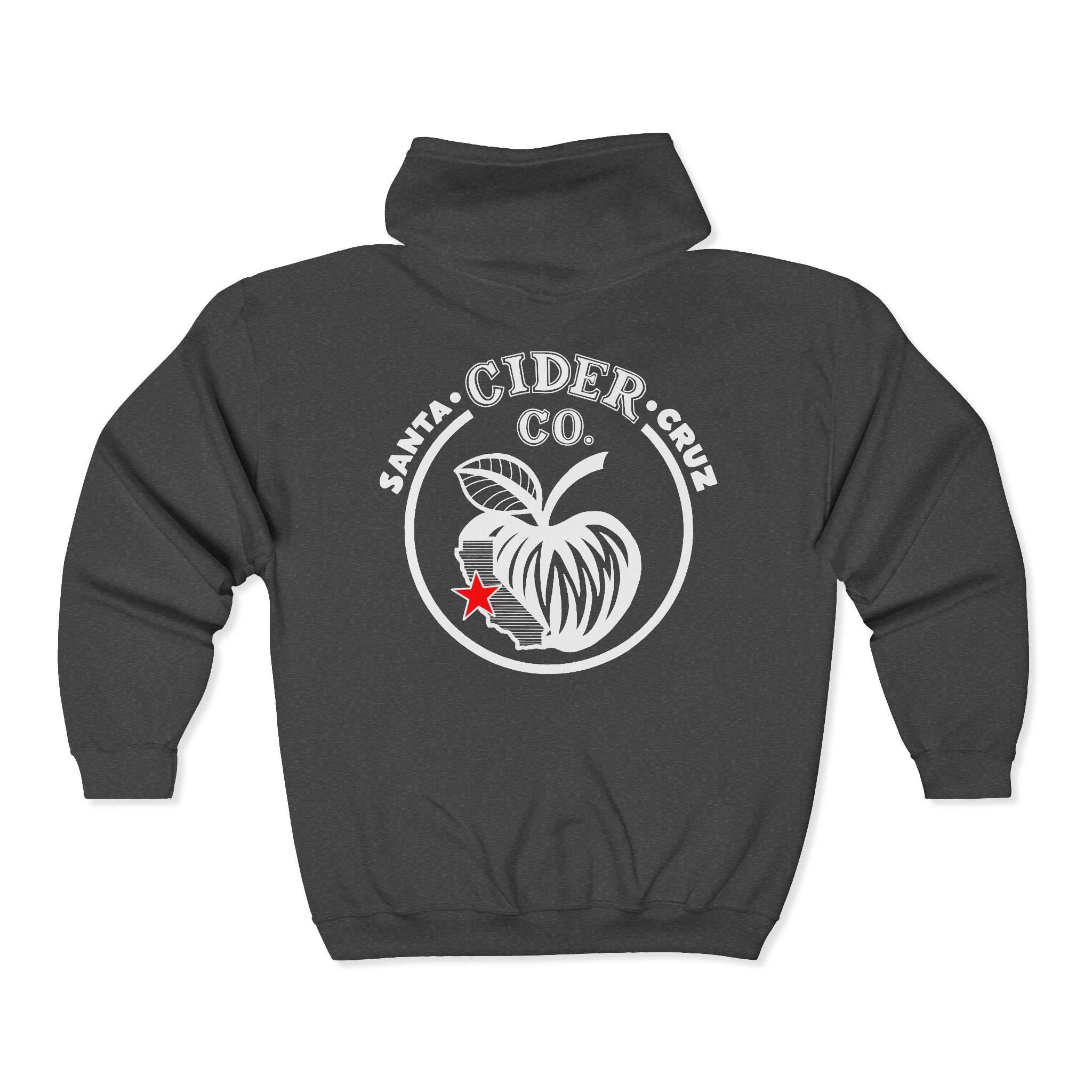 Santa Cruz Cider Co. Unisex Zip Hoodie - Cozy Casual Wear, Perfect for Fall, Gift for Cider Lovers, Outdoor Adventures, Relaxed Fit - Image 10