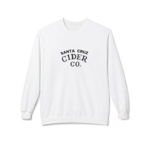 Santa Cruz Cider Co. Crewneck Sweatshirt — Vintage Apple Logo Pullover