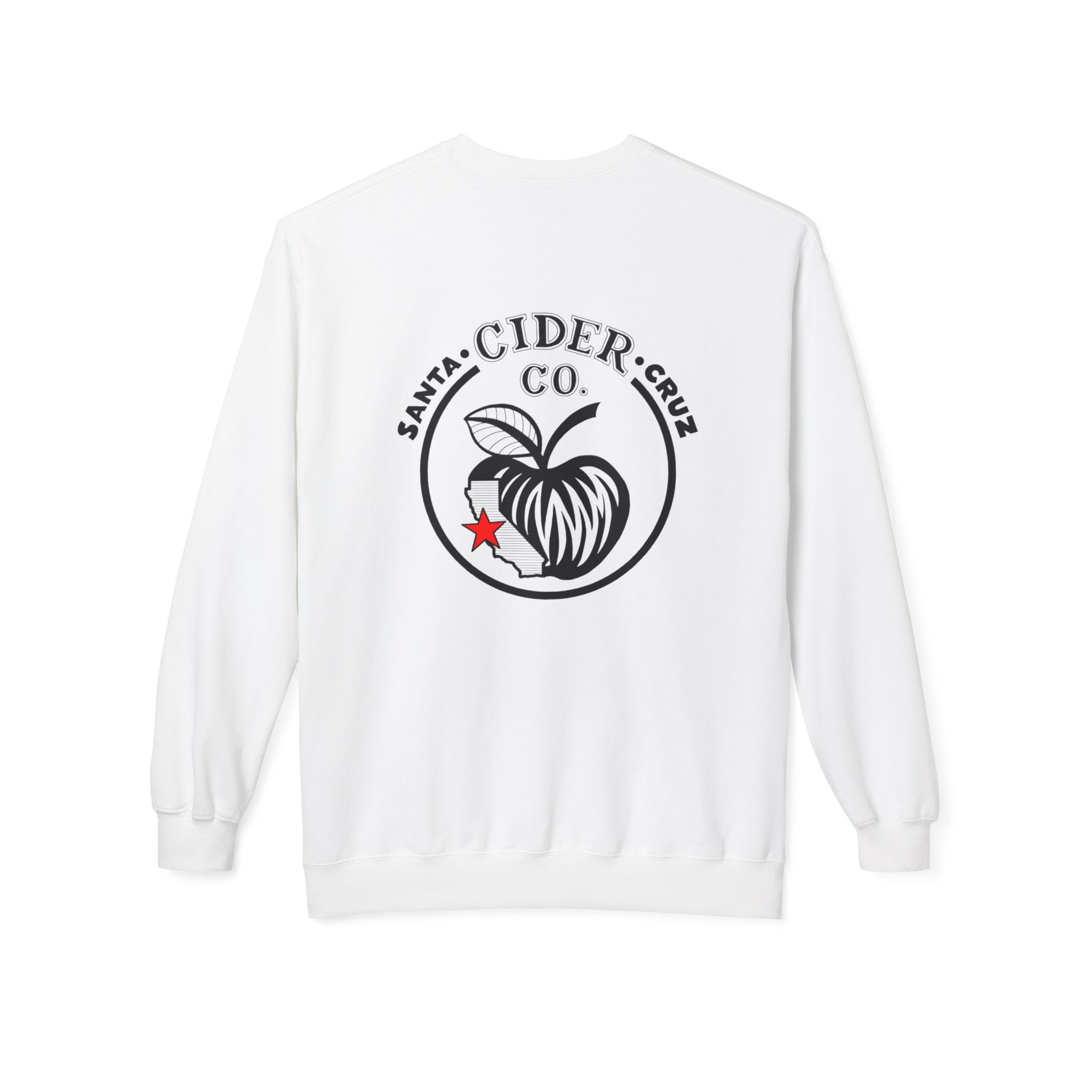 Santa Cruz Cider Co. Crewneck Sweatshirt — Vintage Apple Logo Pullover - Image 2