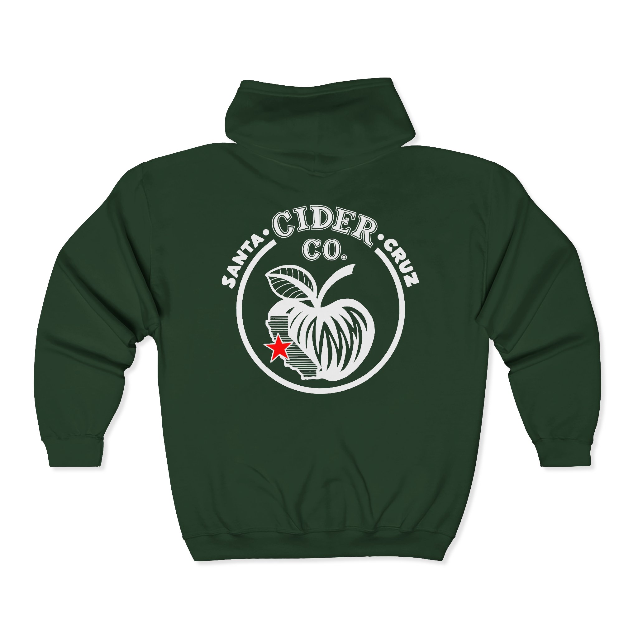 Santa Cruz Cider Co. Unisex Zip Hoodie - Cozy Casual Wear, Perfect for Fall, Gift for Cider Lovers, Outdoor Adventures, Relaxed Fit - Image 8